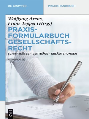 cover image of Praxisformularbuch Gesellschaftsrecht